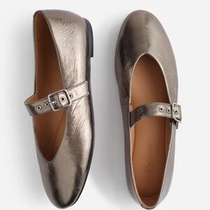 Pewter Madewell Remi Mary Jane Flats